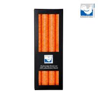 Stearin Stabkerze orange (4er Box)