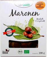 Maronen(Esskastanien)gegart vakuum