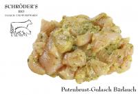 Putenbrustgulasch in B&auml;rlauch