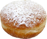 Berliner mit Pflaume